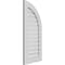 Ekena Millwork Quarter Round Top Right Surface Mount PVC Gable Vent w/ 3-1/2"W x 1"P Standard Frame, 18"W x 40"H GVPQR18X4001SF - alternate 4